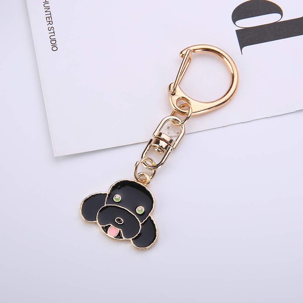 Beojonvy hondenhaar-verzamel-sleutelhanger, 3 stuks vacht geheugen hanger, hondenherinnering poot voor hondenopslag katten en hondenliefhebbers, A, J