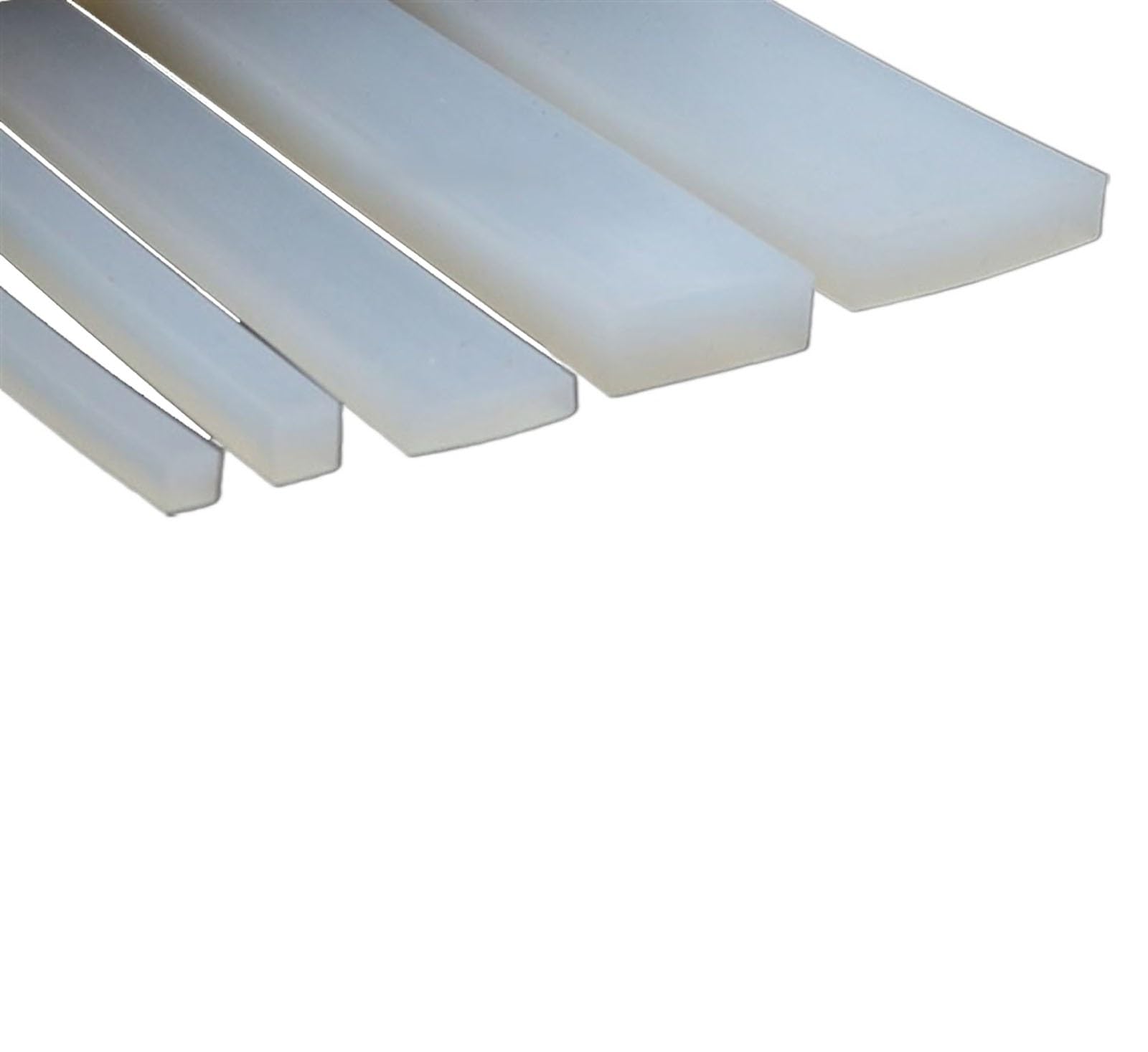 Solidny pasek uszczelniający z silikonowej Uszczelka kwadratowa 2M, 60A Uszczelka odporna na ciepło(20 x 15mm)