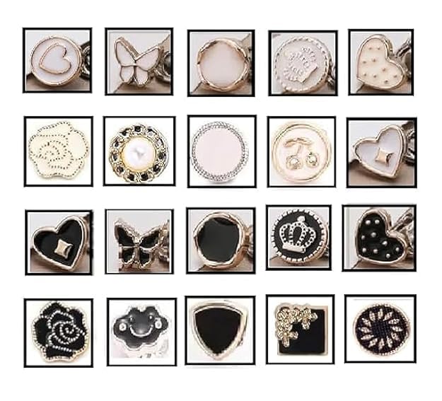 Image of ARLICORPING 20Pcs Women Shirt Brooch Pearl No Sew Button Pins Instant Jeans Safety Pin