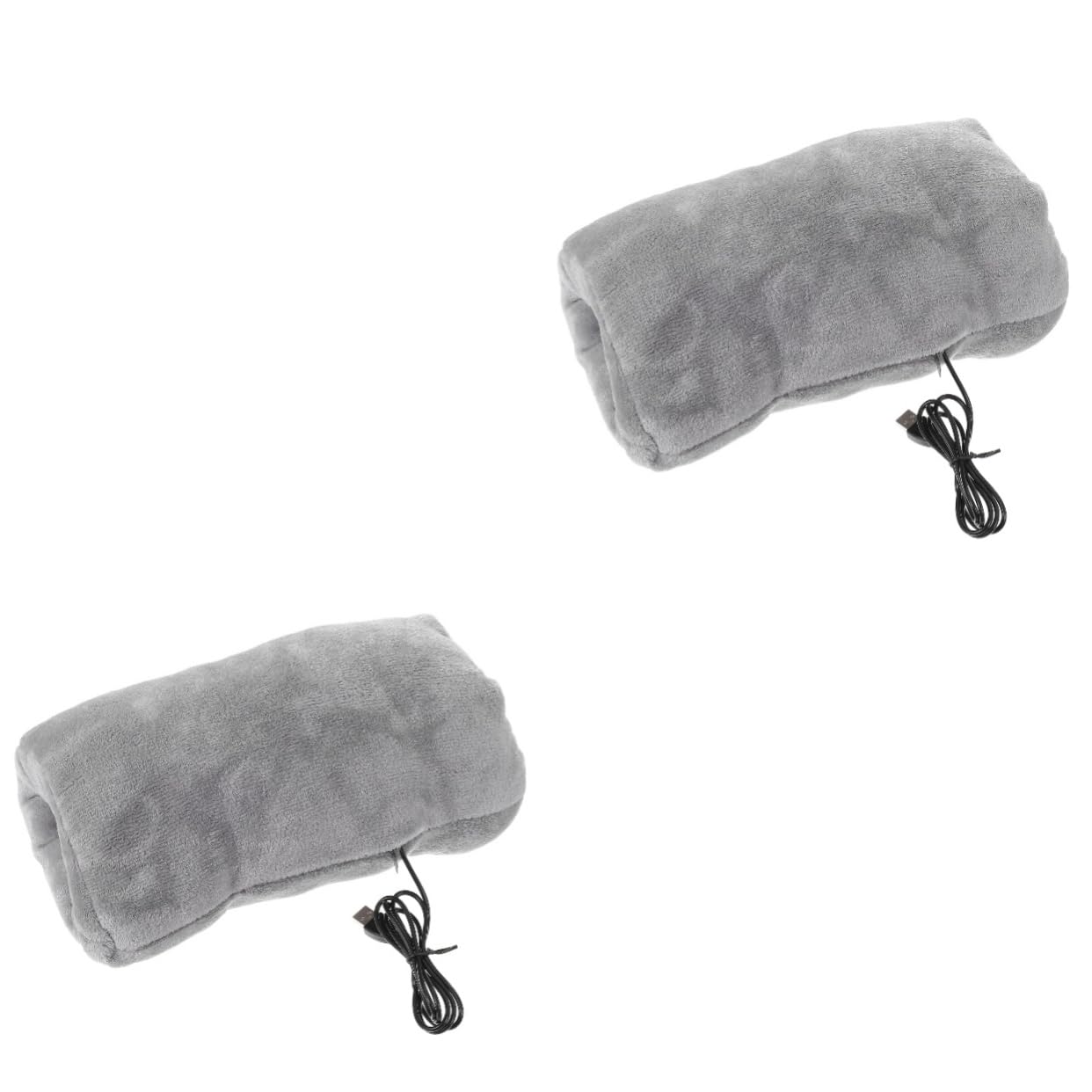 BESPORTBLE 2pezzi Usb Riscaldante Portatile Per Mani Flanella Invernale Scaldamani Ricaricabile Per Anziani Riutilizzabile e Pratico Mantiene Calore e Favorisce La Circolazione Sanguigna