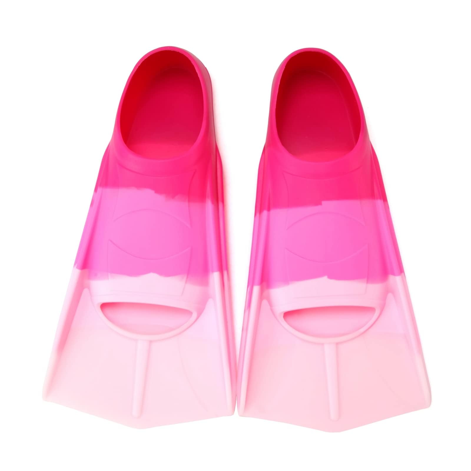 Azuunye Kids Swim Fins,Children Flippers Swimming Training Fins,100% Silicone Short Fins for Lap Diving Pool for Girls Boys Small