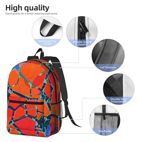 Backpack With Pockets, 17" Lightweight Daypack With Adjustable Padded Shoulder Straps For Men Women, Travel, Work & Gym4