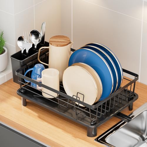 Dish Drying Rack, Stainless Steel Dish Racks for Kitchen Counter, Sink Organization and St - image 1