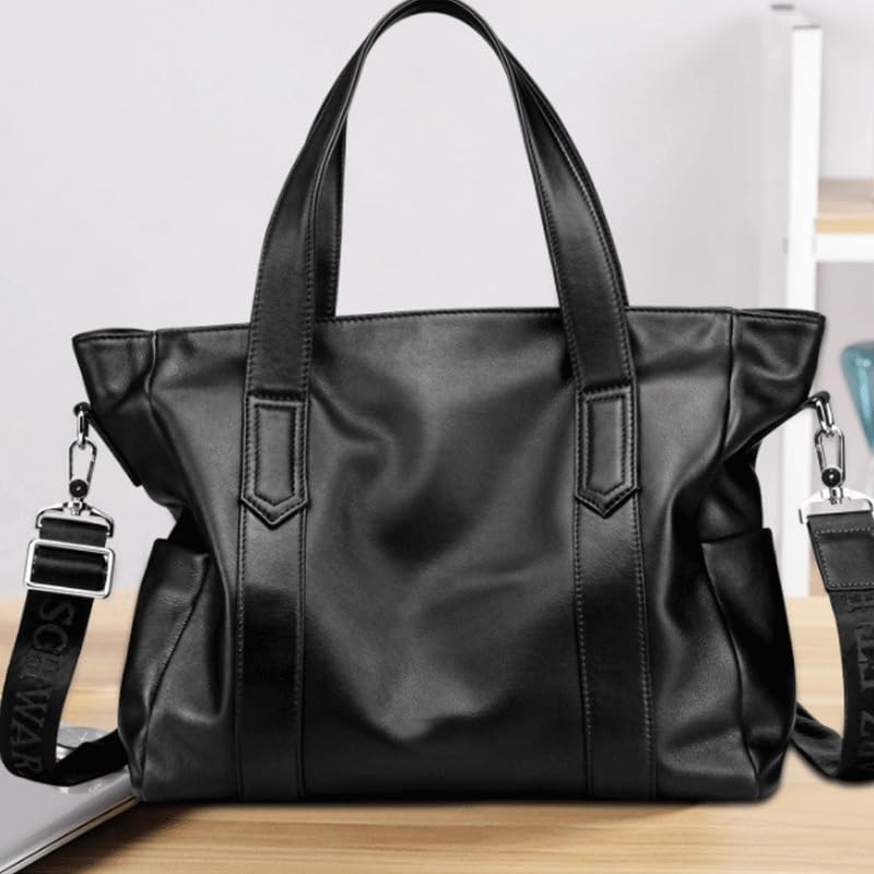 French Genuine Leather Men's Handbag Business Briefcase Cowhide Computer Bag ffor Commuting Travel Business3