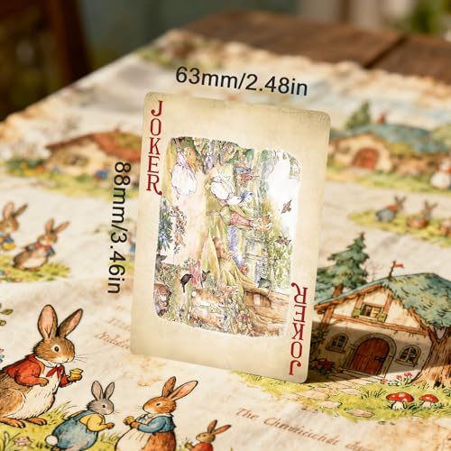 Baraja de Poker Retro Rural con 54 Naipes Ilustrados miniatura 4