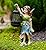 Pohabery Fairy Garden Statue Solar Garden Fairy with Lantern Light Outdoor Decoration Waterproof Solar Sculpture for Patio Yard Lawn Gift for Mom Grandma