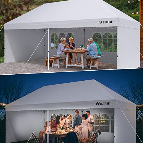 Outfine OF232 Canopy 10'X20' Pop Up Canopy Gazebo Commercial Tent With 4 Removable Sidewalls thumb #5