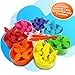 Skoolzy Butterfly Color Sorting 75 Piece Toys_and_Games Set, Counting Learning Activities for Toddlers & Preschool Educational Toys for Toddler, Preschool, Kindergarten, 1st Grade Includes ebook