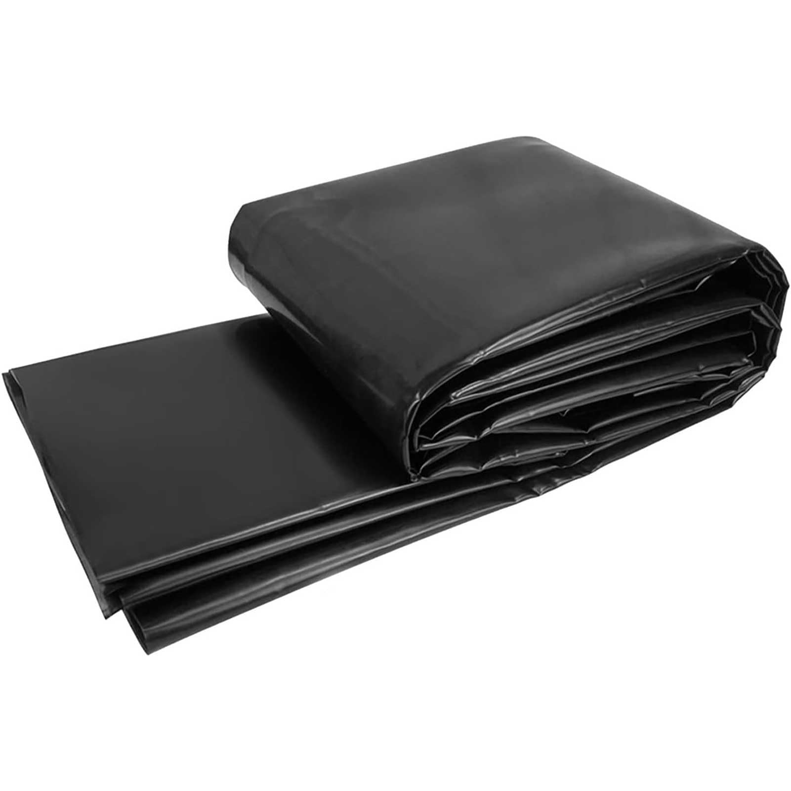 Bâche de bassin noire robuste 1x6m pour jardin et petits étangs