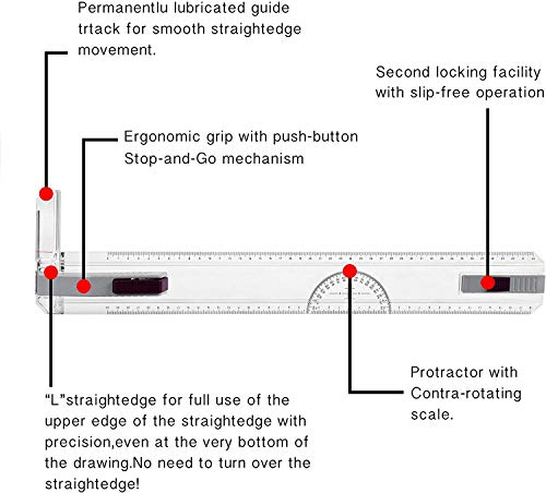 Borsa Per Tavole Da Disegno A4 Con Manico E Tracolla - Nylon Resistente, Tasca Per Smartphone - Foto 10