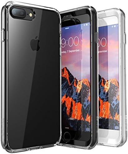 SUPCASE Ares Series Bumper Protective Case for iPhone 7 Plus/8 Plus, Clear