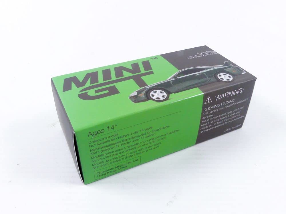 Mini GT MGT00230-L Supra Koyu Yeşil İnci Metalik LHD Kalıp Döküm