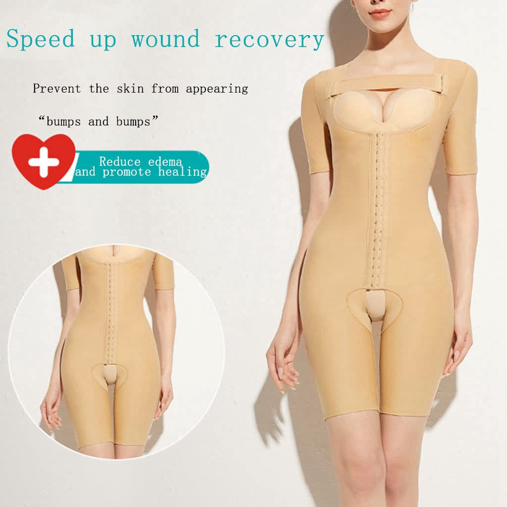 sous-vêtements pour Femmes Contrôle du Ventre Transparent Body de Compression Étape 1 Post-Chirurgical Gaine Mi-Cuisse