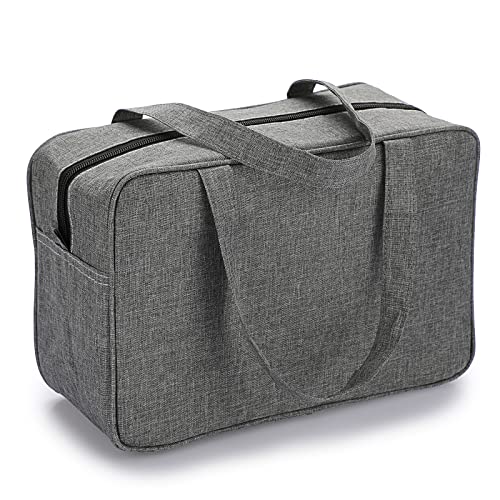 IGNPION Men Large Travel Toiletry Bag Women Waterproof Full Size Wash Bag Dopp Kit Shaving Organizer Bag Make UP Cosmetic Bag Swimming Gym Bag for Toiletries Accessories (Grey)