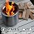 WiFER Mini Fire Stick, 4'' Kiln-Dried Pine Great Firewood for Wood Stoves, Tabletop Fire Pit, BBQ Grill, Pizza Oven, Solo Stove Accessories, BBQ Accessories, 2 lb Box