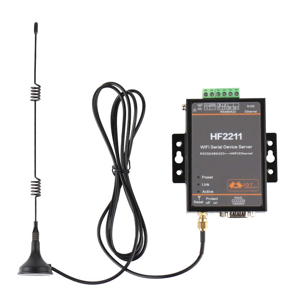 Industrial Modbus Serial RS232 RS485 RS422 do WiFi Ethernet Konwerter Urządzenia TCP IP Telnet Modbus 4M Flash