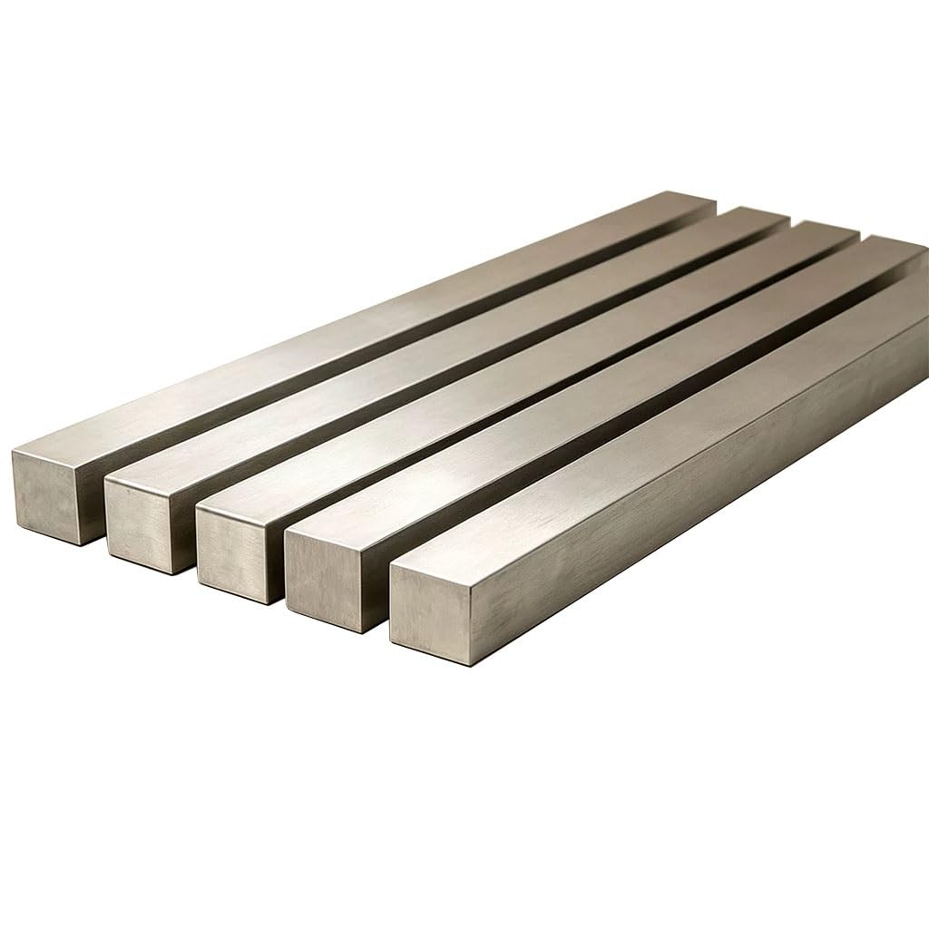 Pręt Kwadratowy Ze Stali Nierdzewnej 304 5 Mm-80 Mm 100-500 Mm Stalowy Wał Liniowy(Length 400mm 1pc,20x20mm)