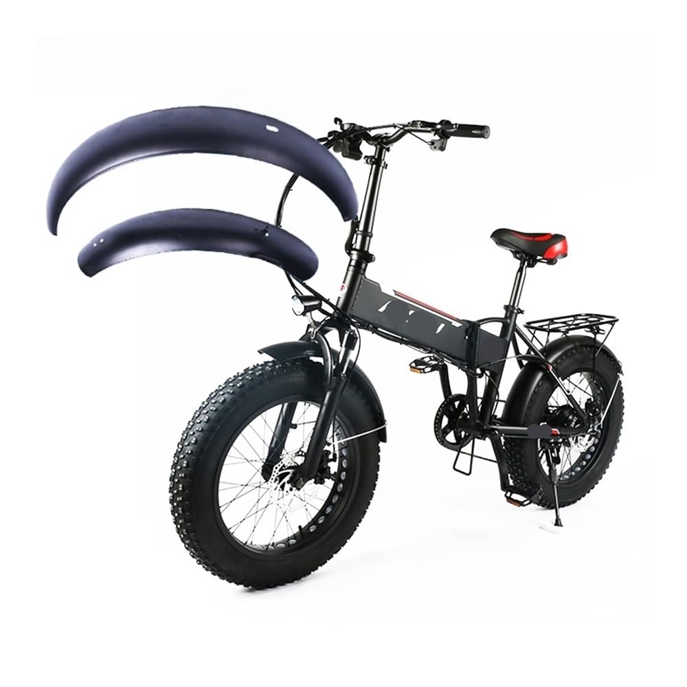 Błotnik Panel osłony przeciwbryzgowej 20 X 4,0 do składanego roweru elektrycznego Błotnik snowboardowy 20 cali E-Bike Fat Tire Wing Bike Aluminiowa osłona przeciwbłotna