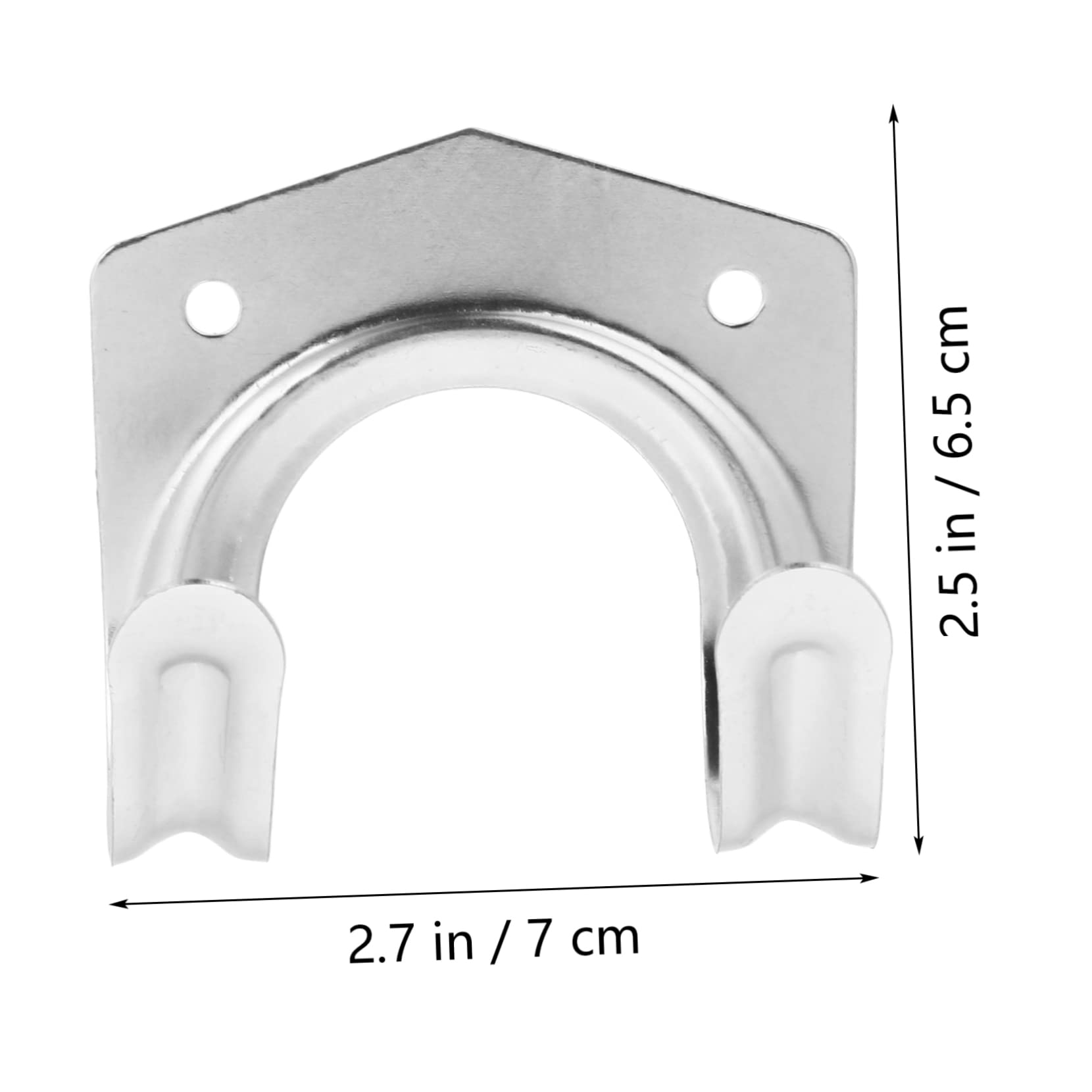 CIMAXIC 10Pcs Sturdy Double Hooks for Water Rack Durable Water Storage Holder for Organizing Garden Garage Basement and Workshop Convenient Hose Mounting