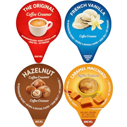Ultimate Coffee Creamer Variety Pack – 120 Single-Serve Liquid Creamers
