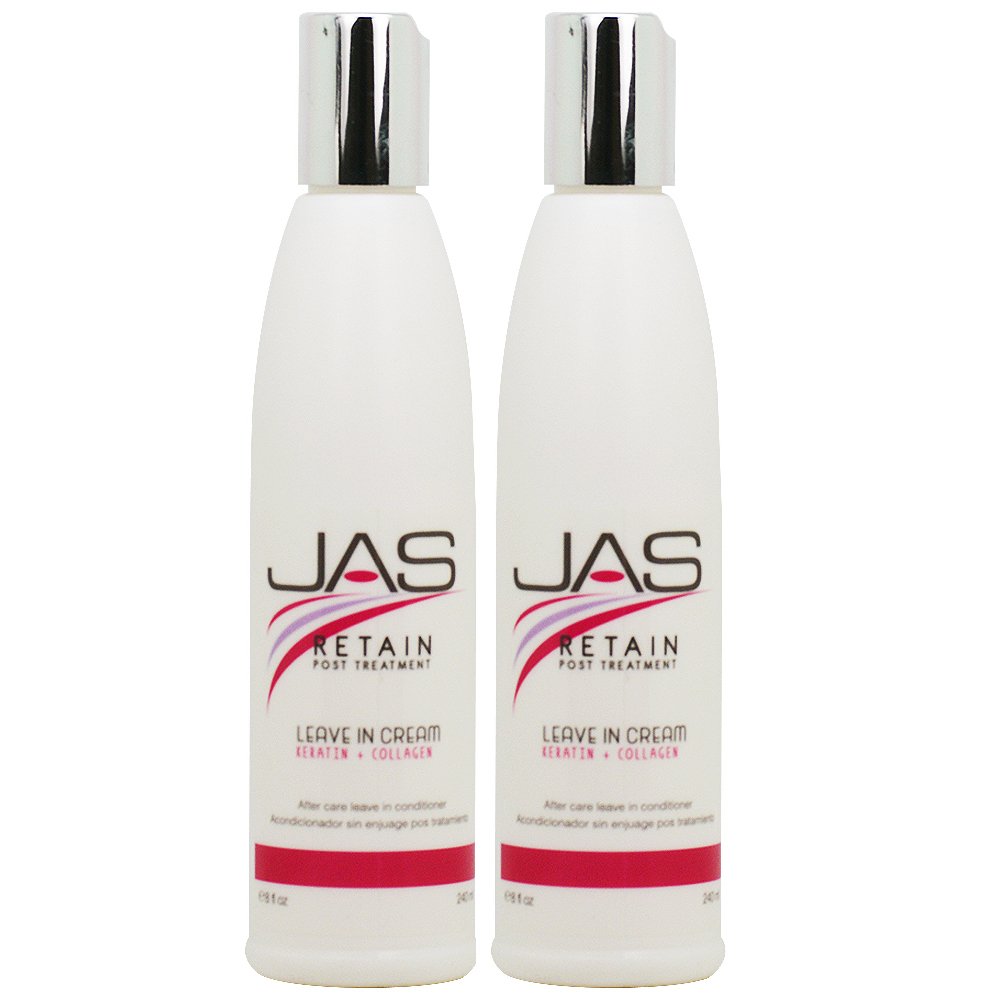 JASRetain Post Treatment Leave in Cream 8-ounce (Pack of 2)