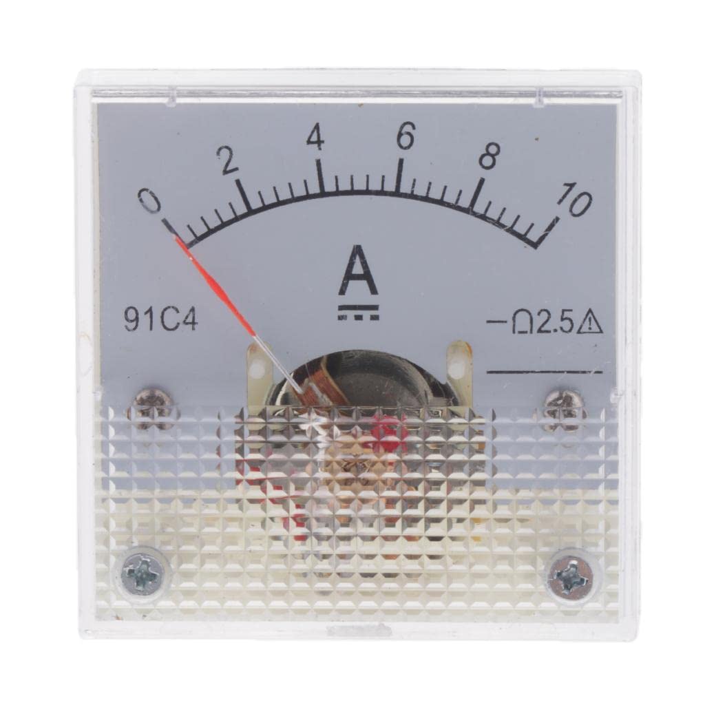 DC Ammeter Analog Panel Meter Amp Meter Current Gauge 2.5% 0-10A|Ampere Meters|Tools & Testers|Electrical|Home Improvement-image-6
