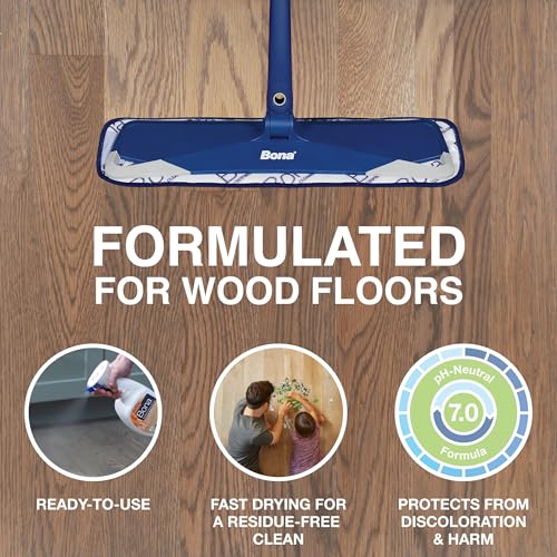 Image of Bona Hardwood Floor Cleaner Spray - 32 fl oz - Cedar Wood Scent - Refillable - Residue-Free Floor Cleaning Solution for Wood Floors