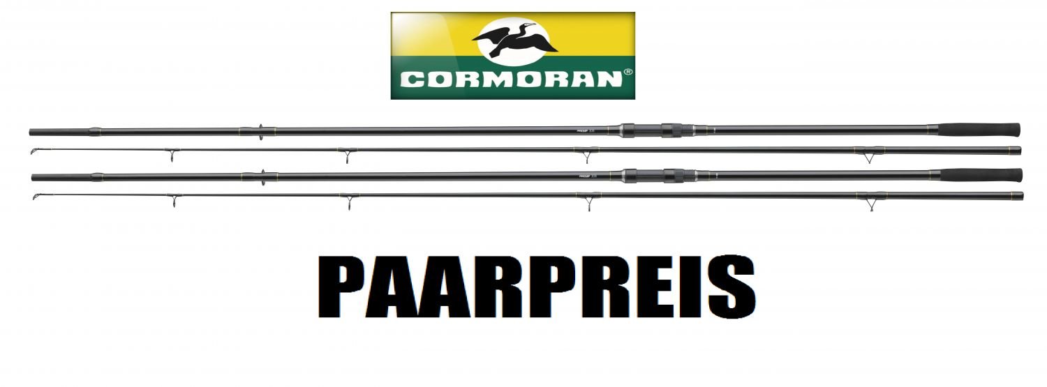 Cormoran Pro Carp-XR Karpfenrute 3,60m 3,00lb PAARPREIS Set Combo