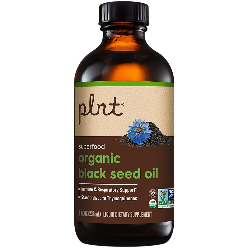 plnt Óleo de Cominho-Preto Orgânico Prensado a Frio 237 mL