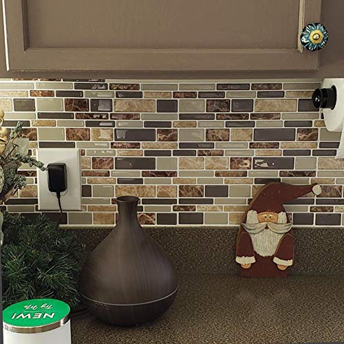 Vamos Tile 10 Sheets Peel and Stick Kitchen Backsplash - 12