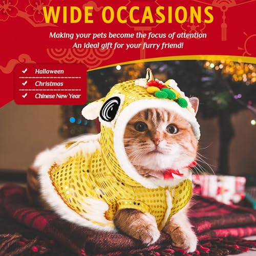 Cute-Dance-Lion-Dog-Costume-with-Sequins-Chinese-New-Year-Pet-Costume-Chinese-Lion-Dance-Costume-Cat-Dog-Clothes-Hoodies-Coat-for-Small-Dogs-New-Year-Spring-Festival-Dress-up