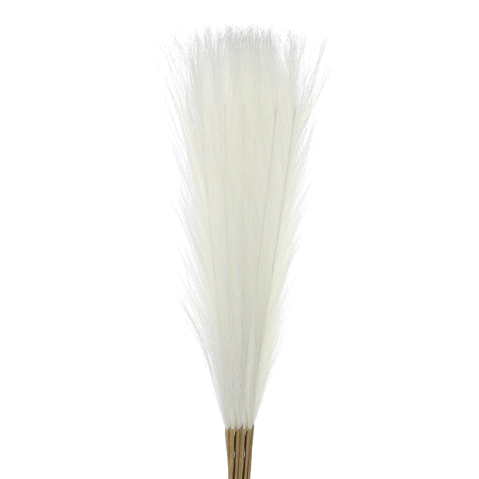 Herbe de la pampa artificielle crème 55cm, lot 30 pièces pour vase de salon