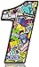 Biomar Labs® Número DC Bomb Vinilo Adhesivo Pegatina Coche Auto Motocross Moto Sport Start Racing Tuning (1)
