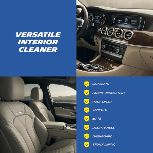 Image of Michelin Foaming Interior Cleaner 500ml | Powerful Foam Formula for Car Dashboard, Upholstery, Fabric, Vinyl, Plastic & Leather | Removes Dirt, Dust & Stains for Fresh, Clean Interior Finish