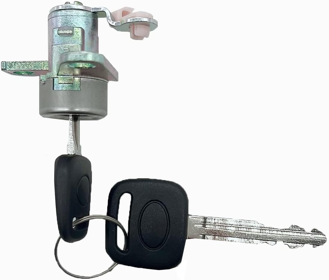 Lid Lock Cylinder -Tumbler with 2 Key Front Driver Side Compatible with Toyota T100 1993 1994 1995 1996 1997 1998 DL-109L DL109L 69052-34010 6905234010