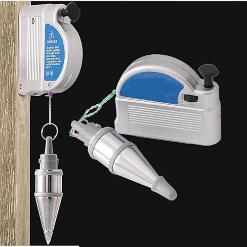 Fil à plomb rétractable, étirage automatique, stabilisation rapide, outil de plomb magnétique, for les travaux de construction, avec fil à plomb