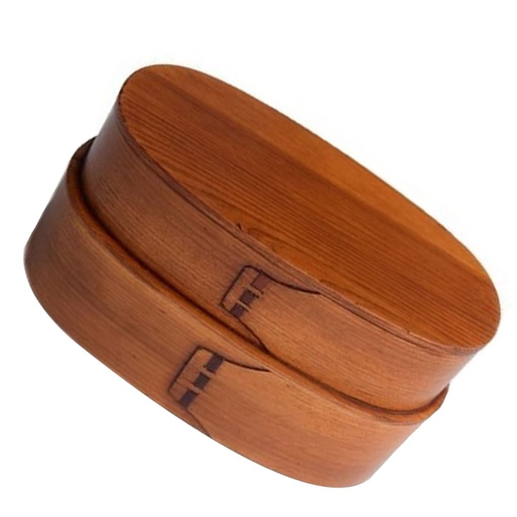 Lot de 5 couverts en bois avec rangement double couche, ce qui le rend facile à transporter et a une grande capacité intégrée de vaisselle comme indiqué