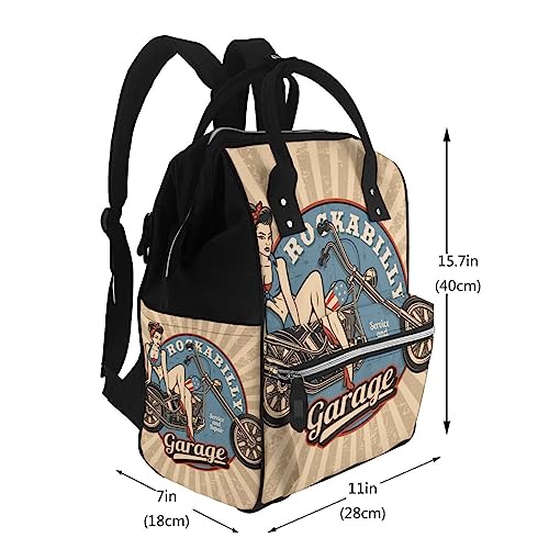 Sac à dos moto ordinateur portable multi-compartiment taille unique - 2