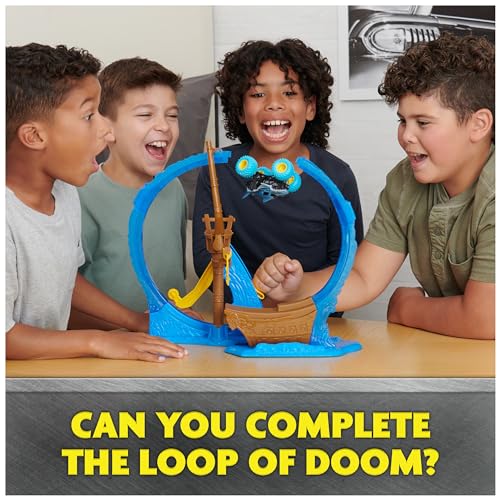 image for Monster Jam, Megalodon Loop of Doom Stunt Playset with Exclusive 1:64 