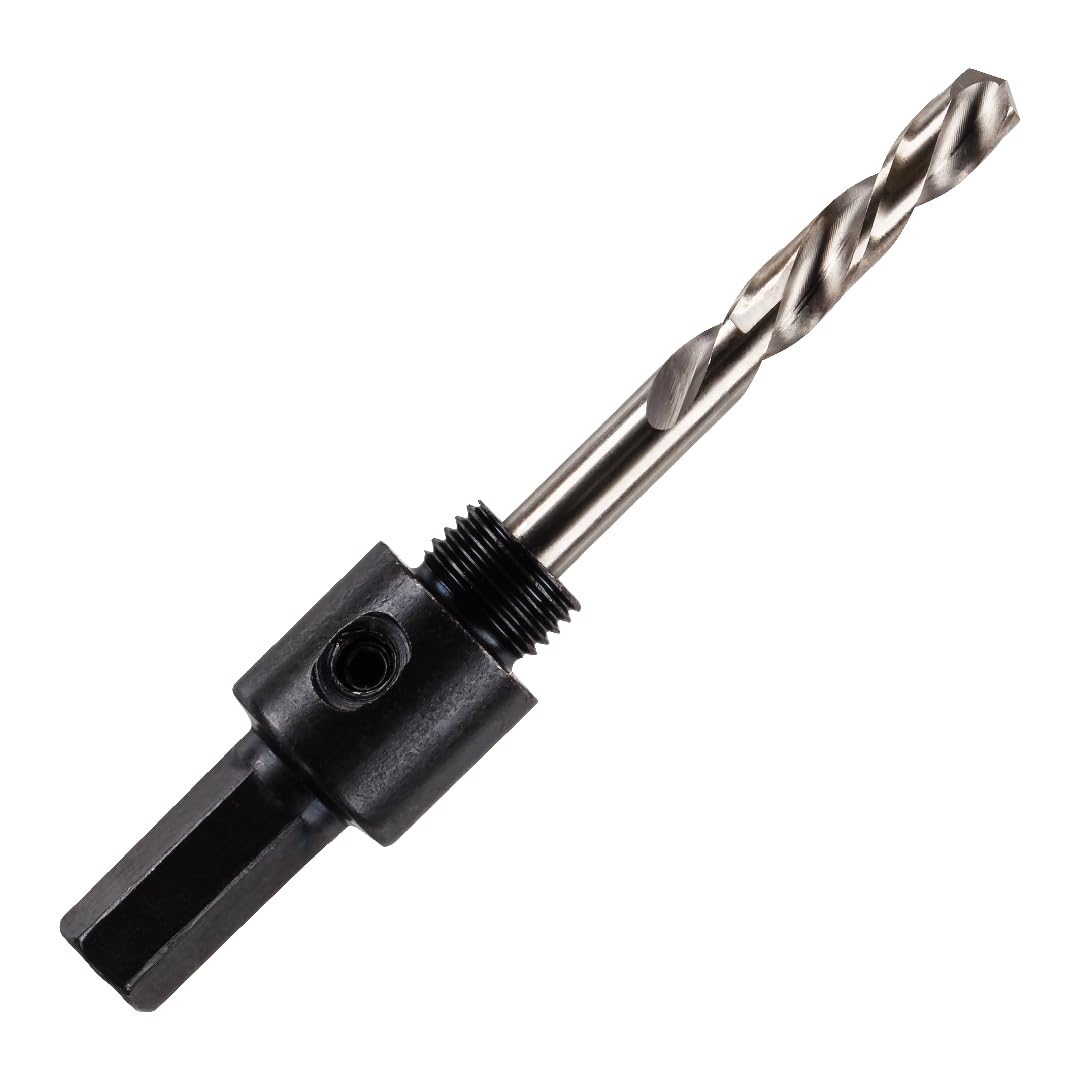 14mm - 30mm Arbor Hex Shank + HSS Pilot Drill For Bi-Metal Holesaws/Hole Saw Holder Adapter.9mm Hexagon Shank