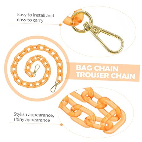 Sewroro 2 Peças Corrente Suspensa Bolsas Da Moda Cinto De Corrente Feminina Carteiras Femininas Corr