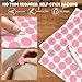 WANSTE Pink Dot Stickers 3/4 Inch,Round 1320 Pcs Color-Coding Labels,Sticky Circle Dots for Office,Classroom,Library Organization