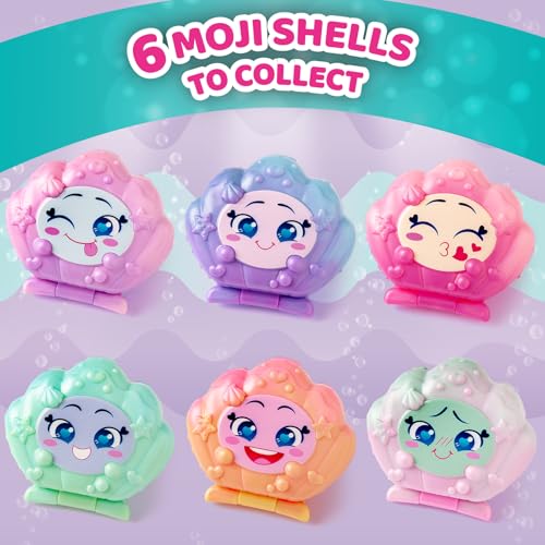 MOJI POPS Pearl Series – Mojishell – pudełko kolekcjonerskie z 2 mojipopami z dwustronnymi buźkami (1 z efektem perłowym). Niespodzianka w 6 różnych kolorach.