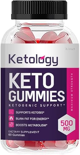 kivus Ketology Keto Gummies - Gomitas Ketology Keto ACV (individual, 60 gomitas)