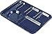 Carlisle FoodService Products Plastic Meal Tray Left-Handed Heavyweight Lunch Tray with 6-Compartments for Schools, Cafeterias, and Dining Halls, Melamine, 14 x 10 Inches, Café Blue