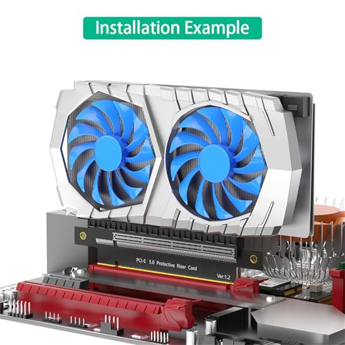 Tarjeta de elevación PCIE X16 5.0 PCIExpress 16X extensión para colocación de GPU de juegos 3