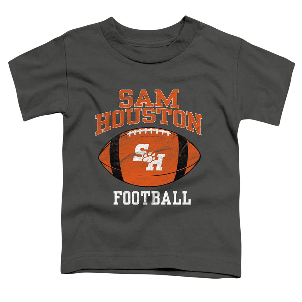 Sam Houston State University Official Football Unisex Toddler T Shirt,Charcoal, 2