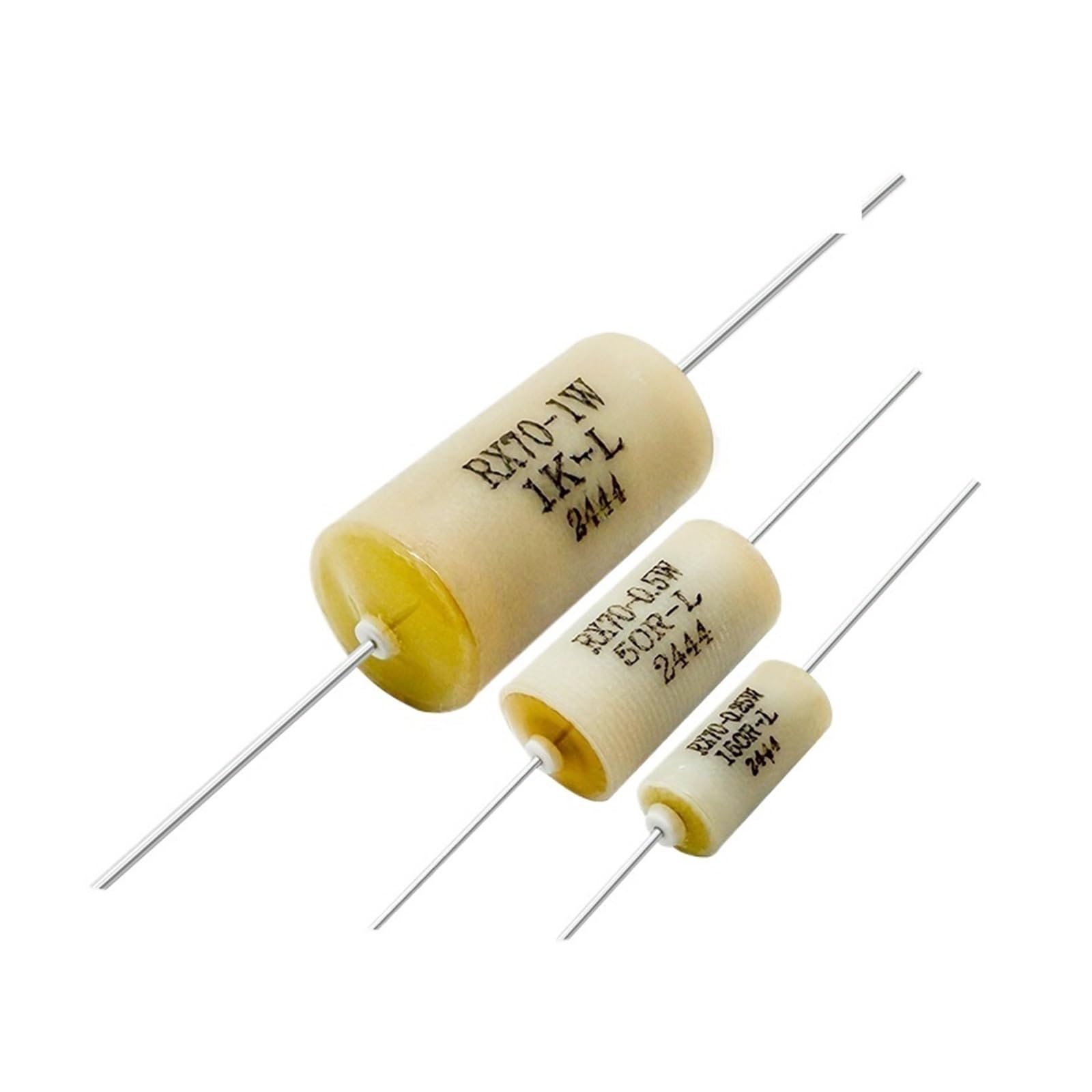 Rx70 High-Precision Sampling Winding Fixed Resistor 0.5W 2K Plug-In Low Temperature Drift Resistor