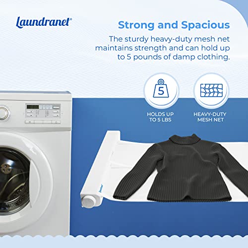 Laundranet Retractable Clothes Drying Rack - Flat Hanging Mesh Drying For Delicate Clothes And Sweaters thumb #5