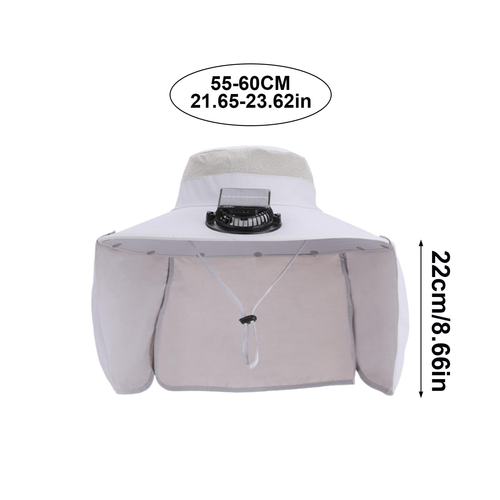Cappello Con Ventilatore Solare Copricapo raffrescante a energia solare | Cappello Estivo con Ventilatore per Vacanze Estive, Pesca, Escursionismo, Campeggio, Viaggi,